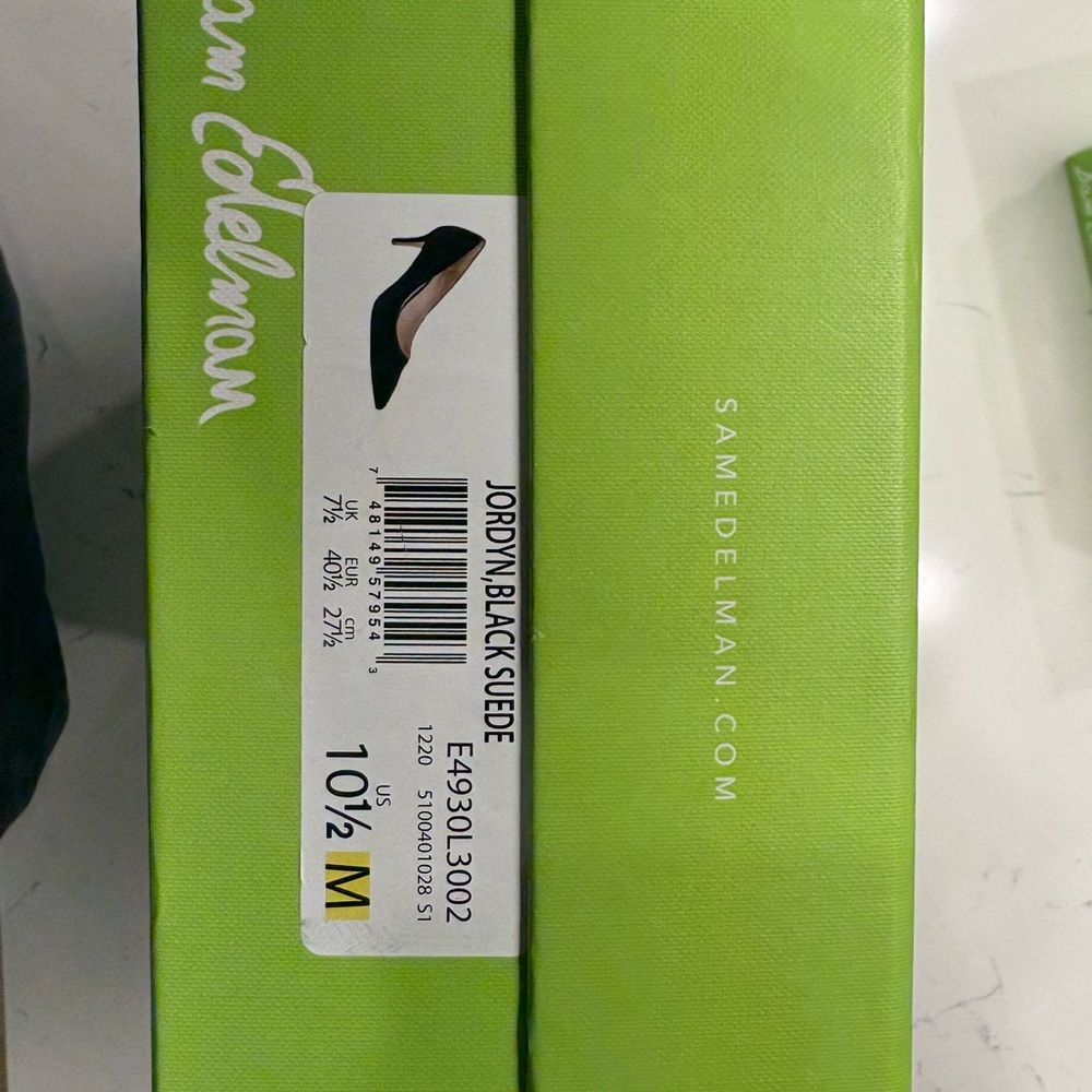 Sam Edelman Black Suede Heels